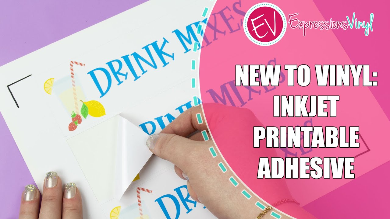 New To Unique Adhesive Vinyl - Inkjet Printable Adhesive