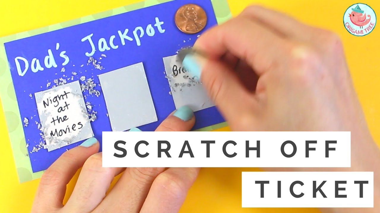 Father's Day Scratch Off Gift Card - Ways to Make It