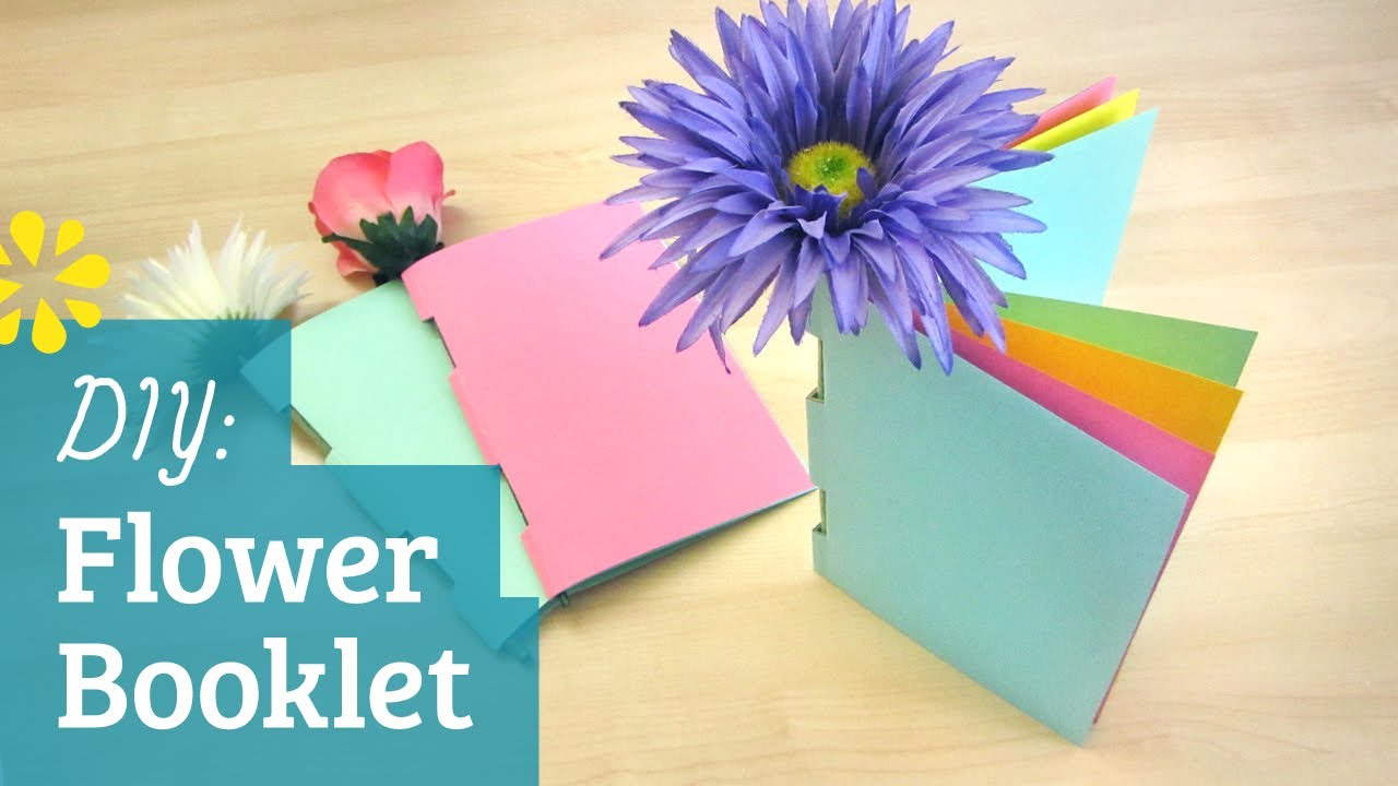 Beautiful DIY Flower Custom Booklet | Sea Lemon