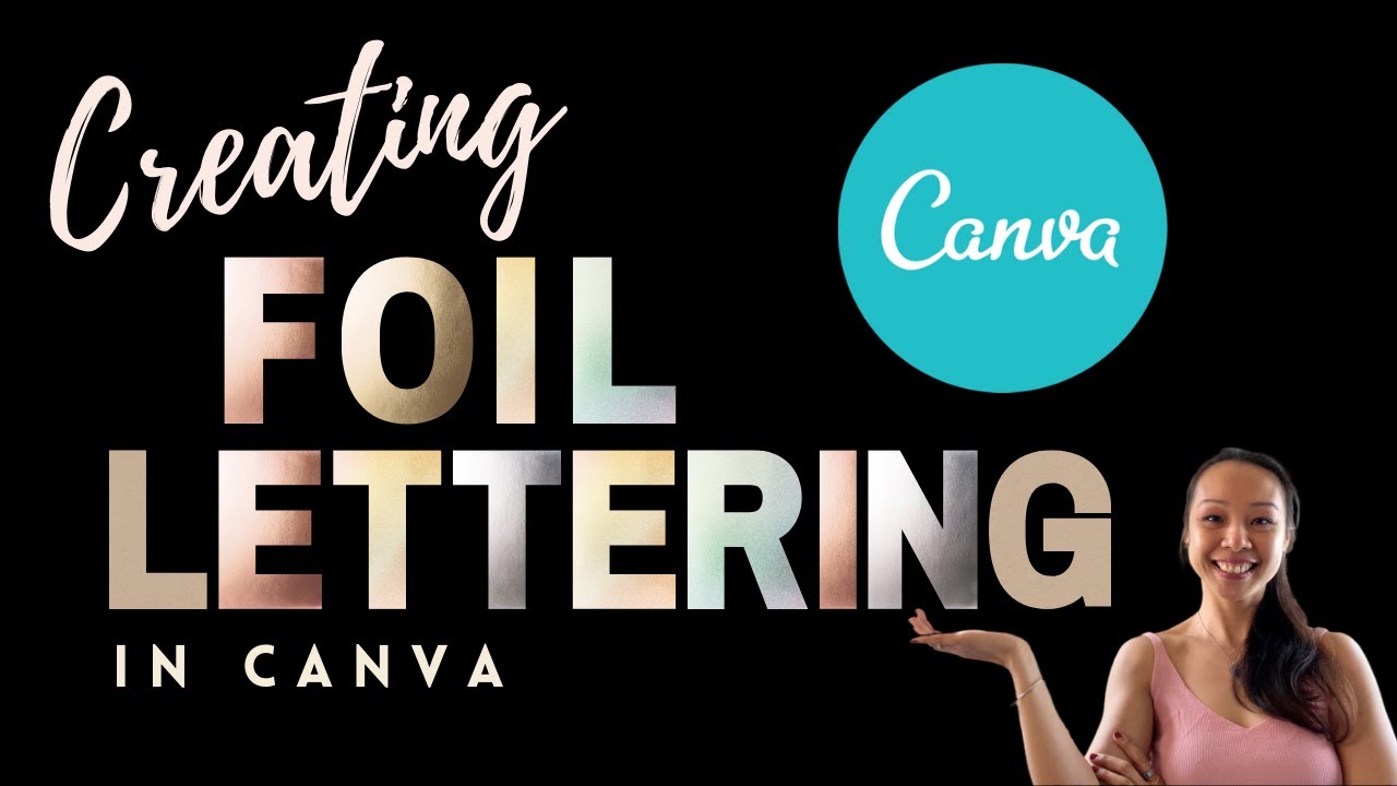 How To Create Beautiful Metallic Foil Postcards In Canva