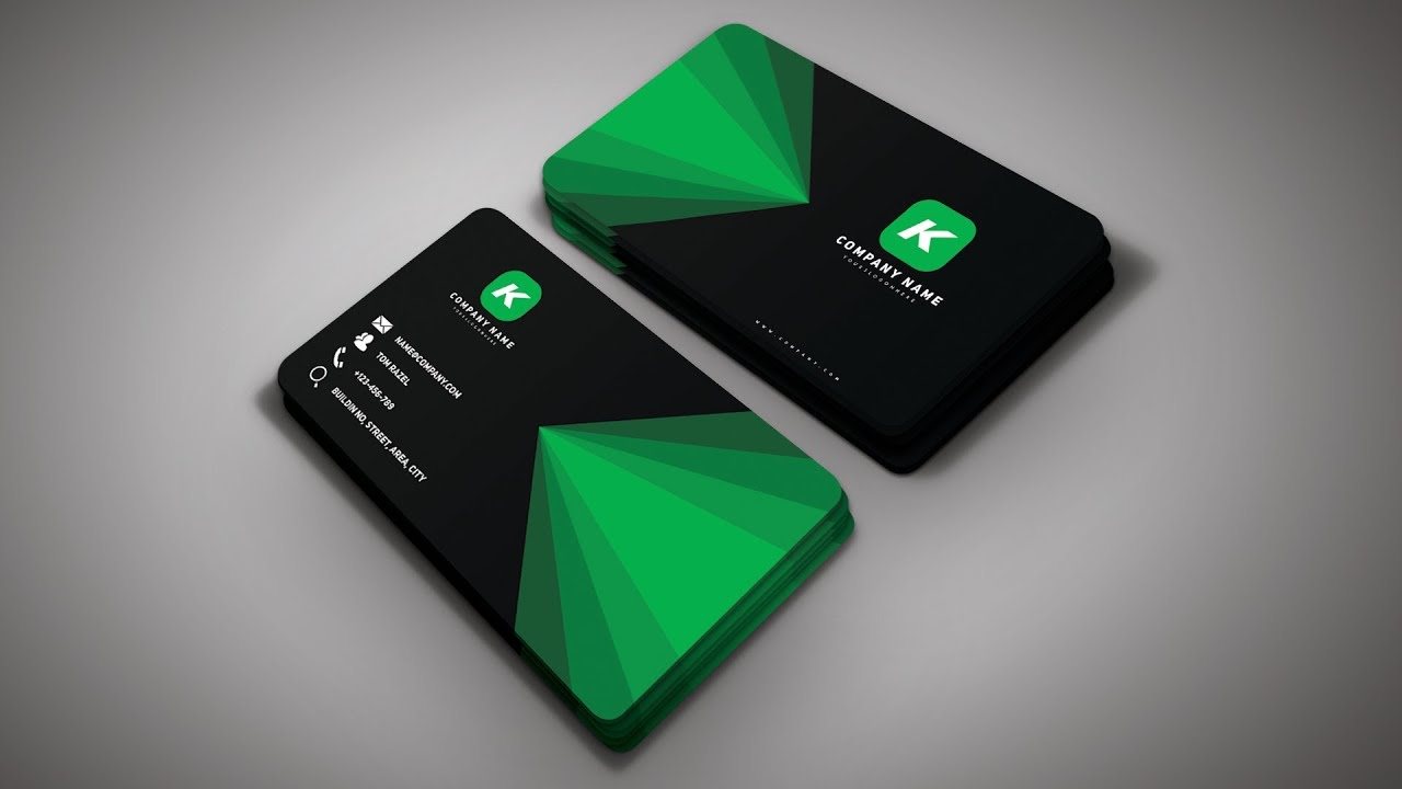 photoshop business card template with bleed